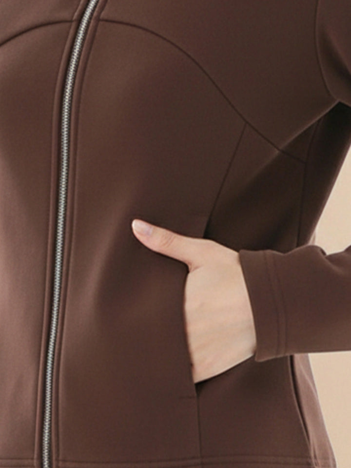Nano-Fleece Zip Two-Piece Set brown image 6 