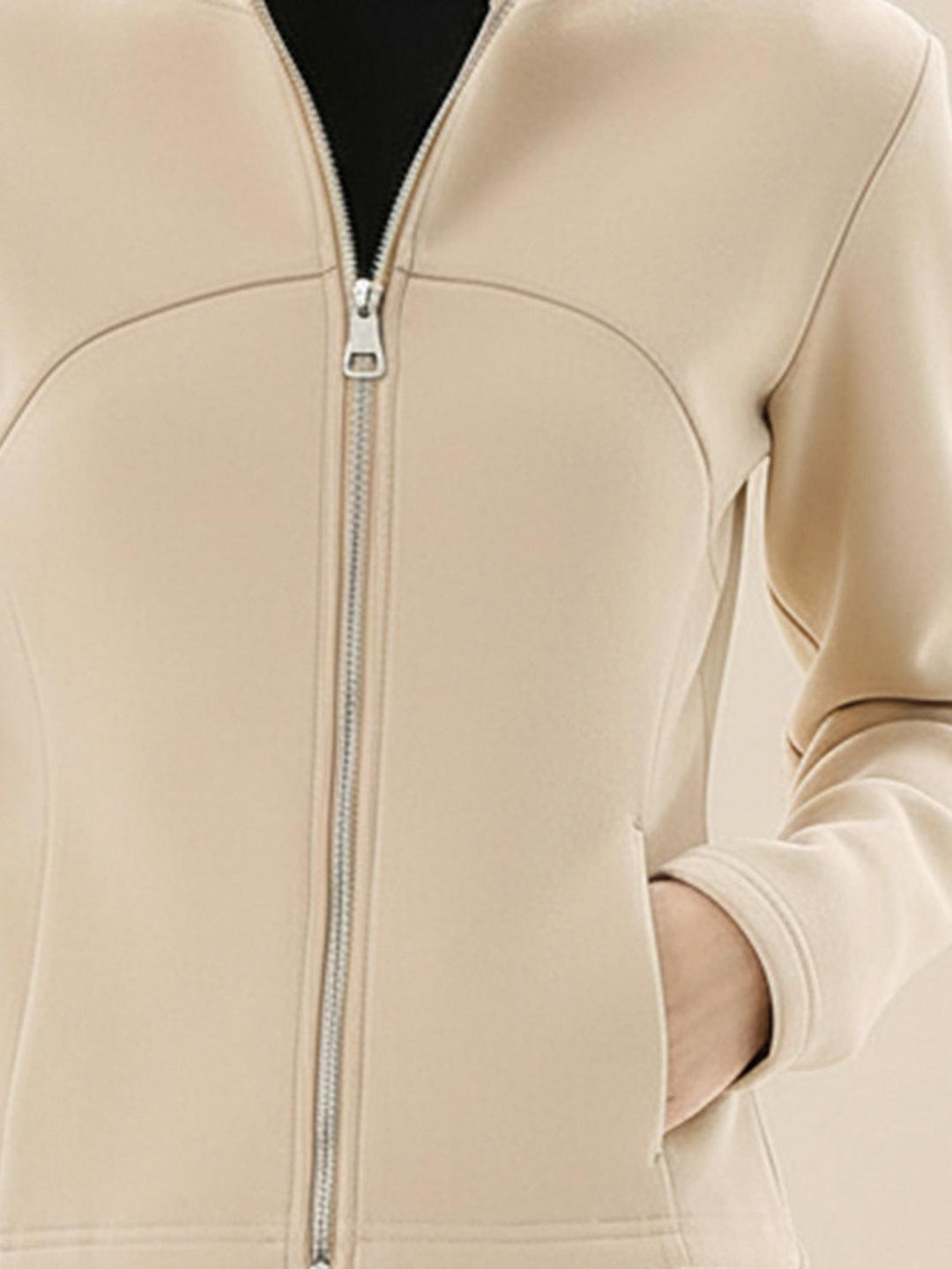 Nano-Fleece Zip Two-Piece Set beige image 6 