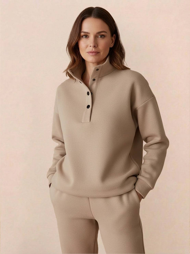 Warm &amp; Easy Two-Piece Set beige image 4 