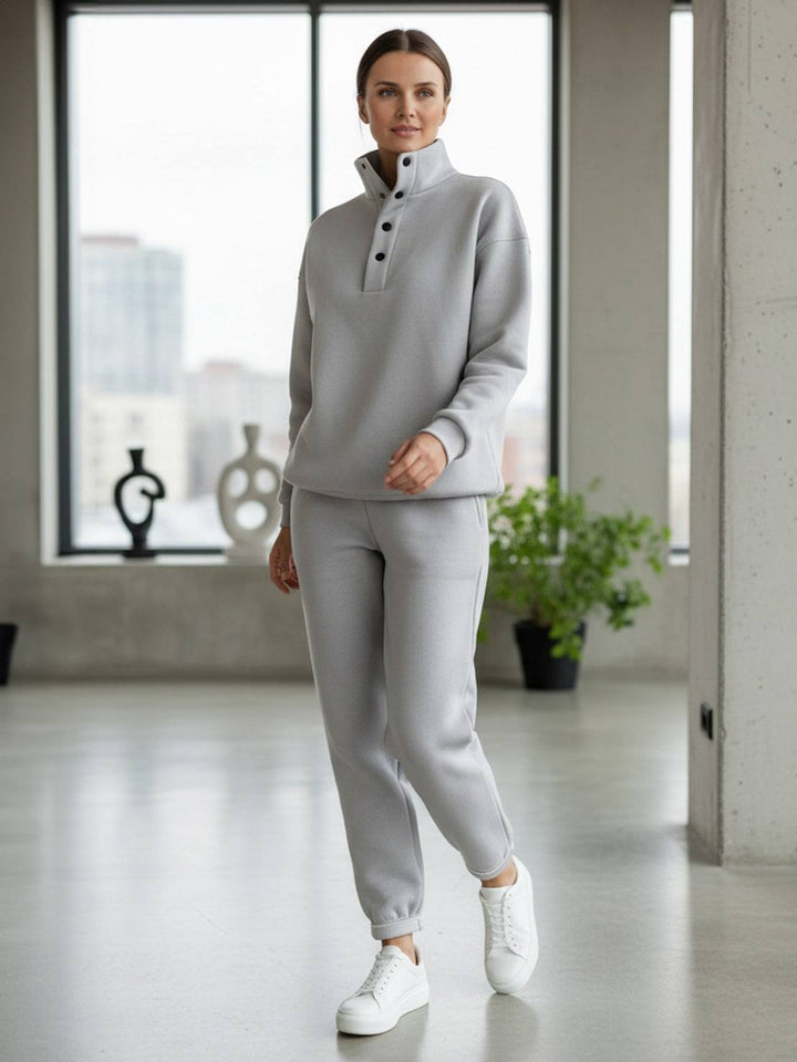 Warm &amp; Easy Two-Piece Set light gray image 2 