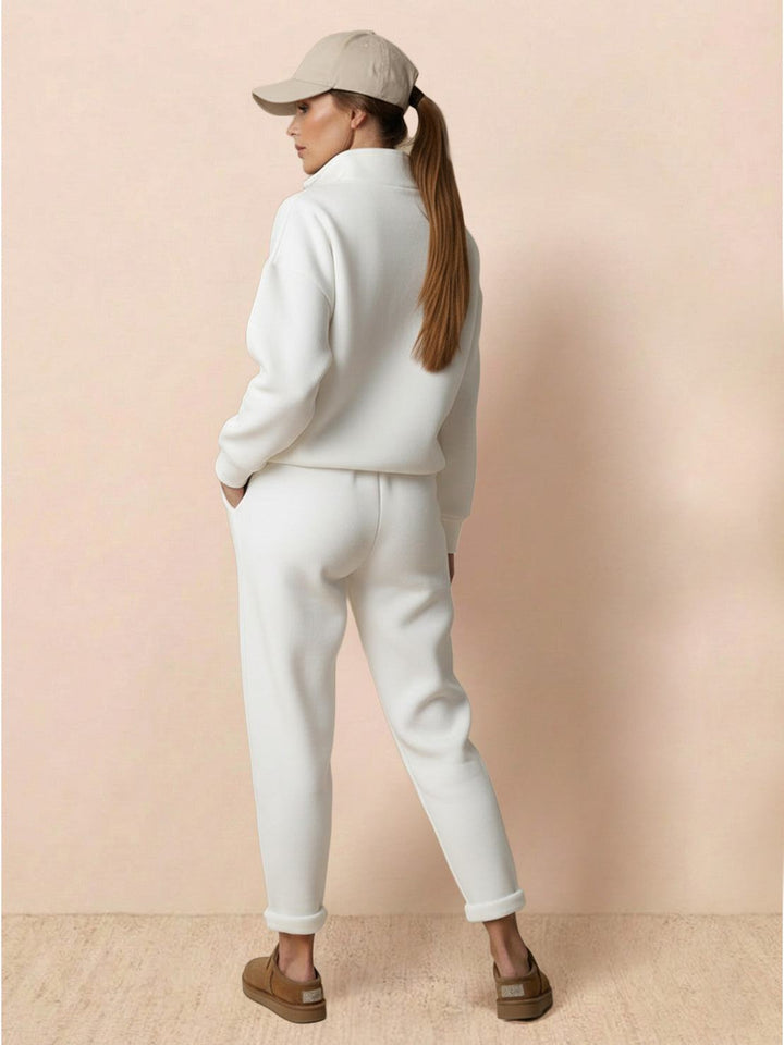 Warm &amp; Easy Two-Piece Set white image 3 