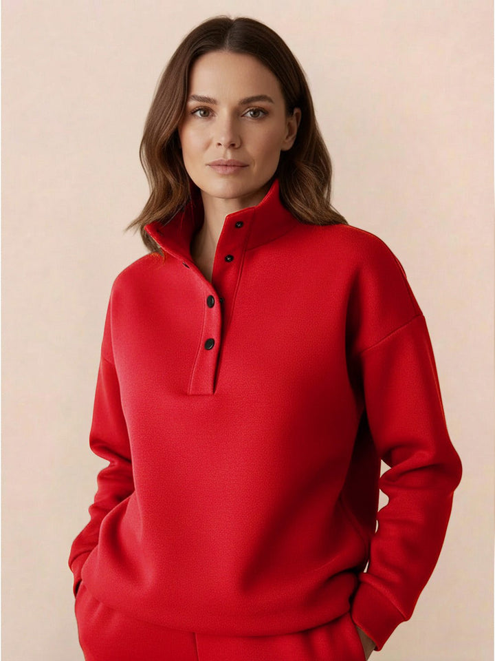 Warm &amp; Easy Two-Piece Set crimson red image 4 