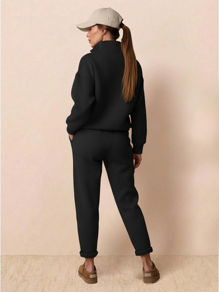 Warm &amp; Easy Two-Piece Set black image 3 