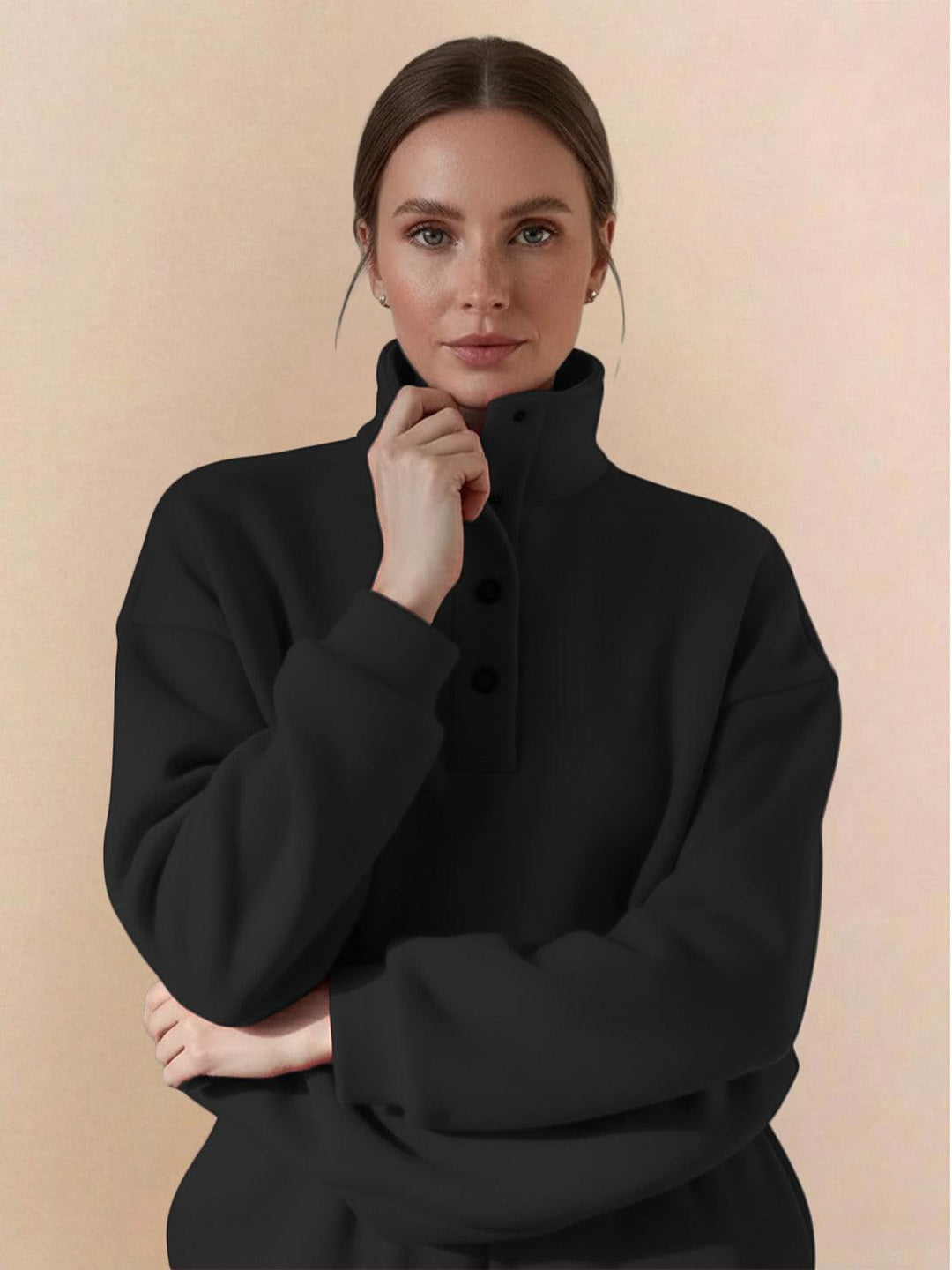 Warm &amp; Easy Two-Piece Set black image 4 