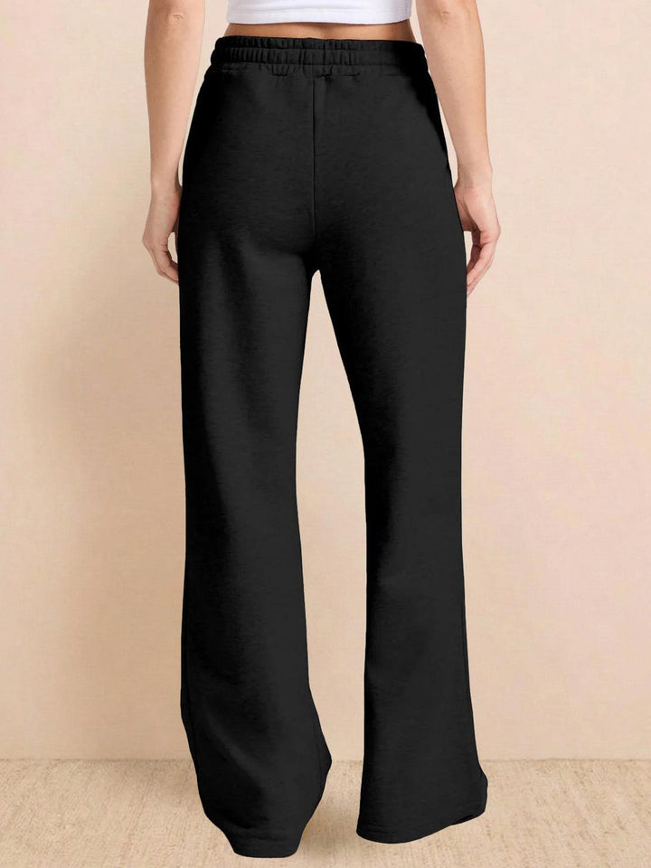 Casual Wrinkle-Free Polo Set black image 5 