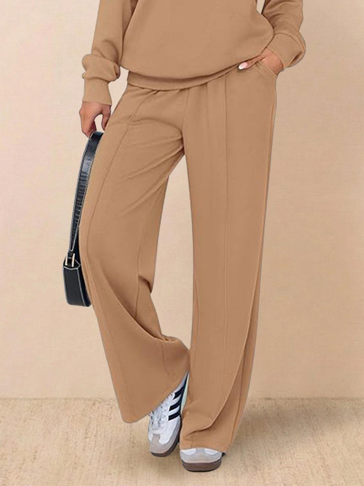 Casual Wrinkle-Free Polo Set khaki image 5 