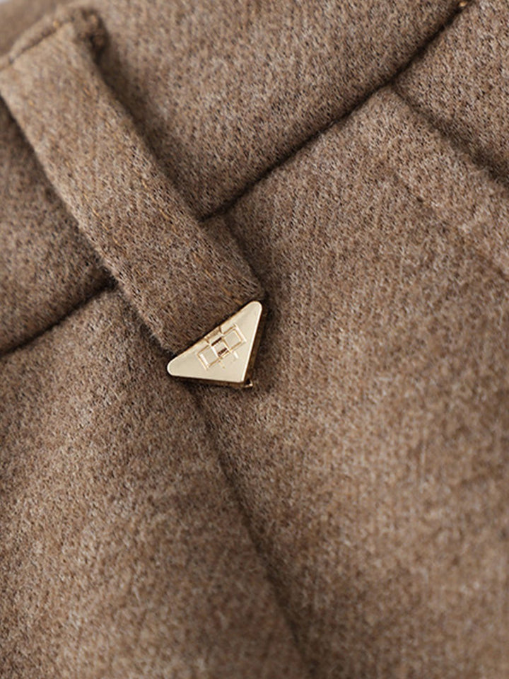 Thermal Wool Blend Trousers brown image 6 
