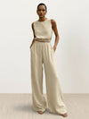 Lightweight Linen-Blend Set