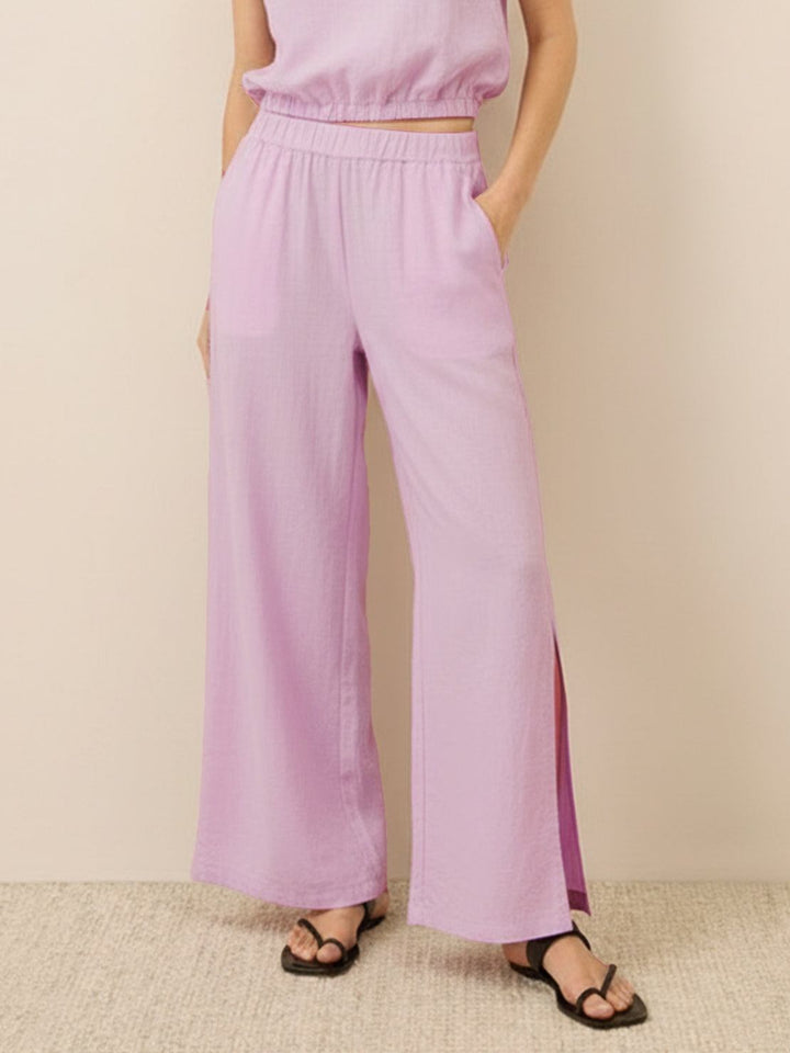 Lightweight Linen-Blend Set light pink image 5 