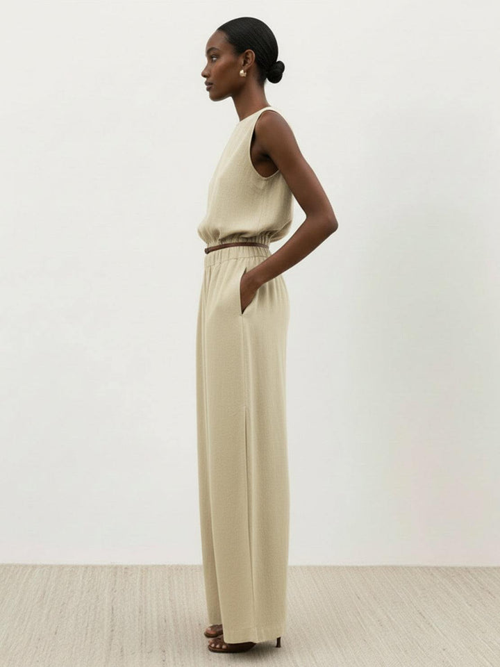 Lightweight Linen-Blend Set beige image 2 