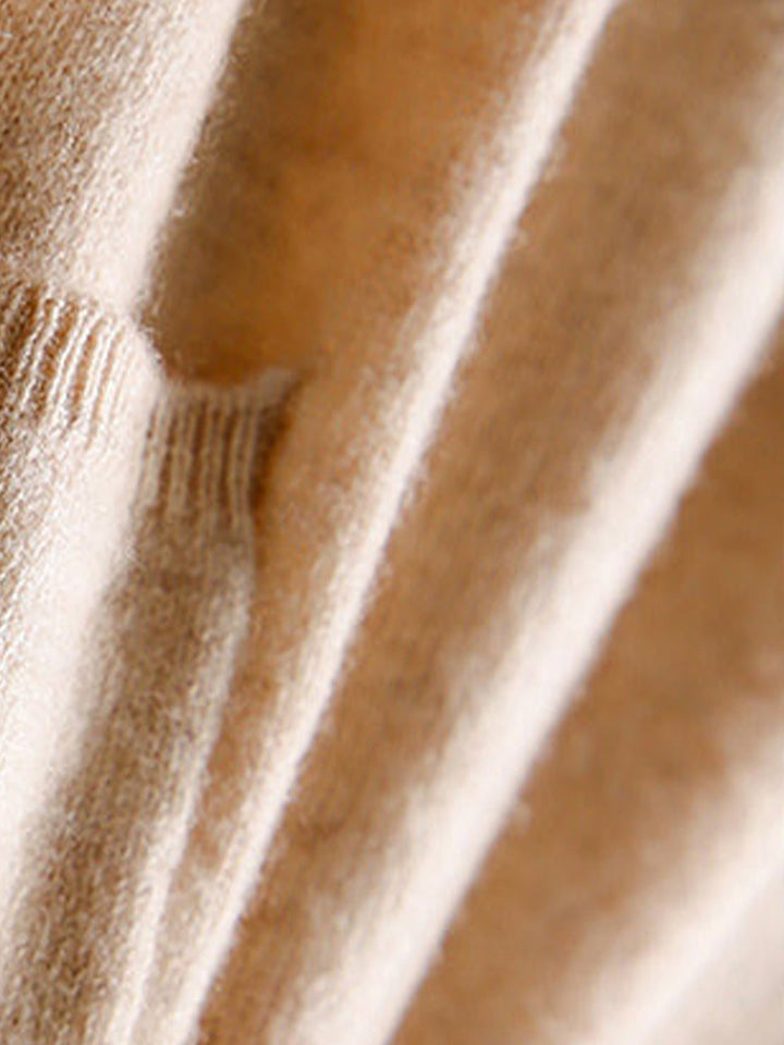 100% Australian Merino Wool Long Cardigan beige image 6 