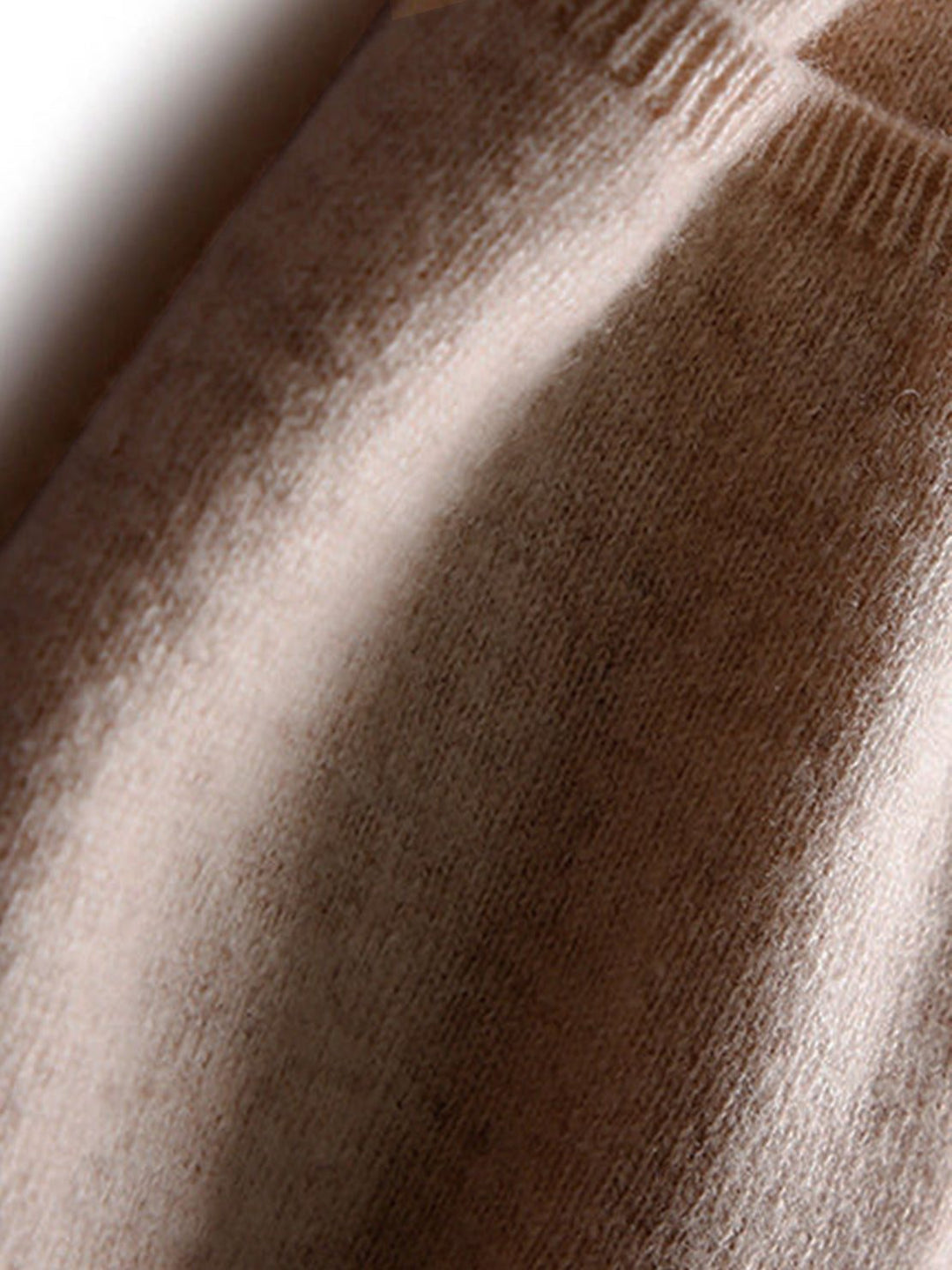 100% Australian Merino Wool Long Cardigan brown image 6 