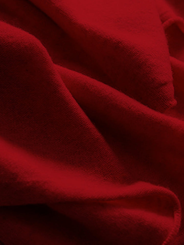 100% Australian Merino Wool Long Cardigan wine red image 6 