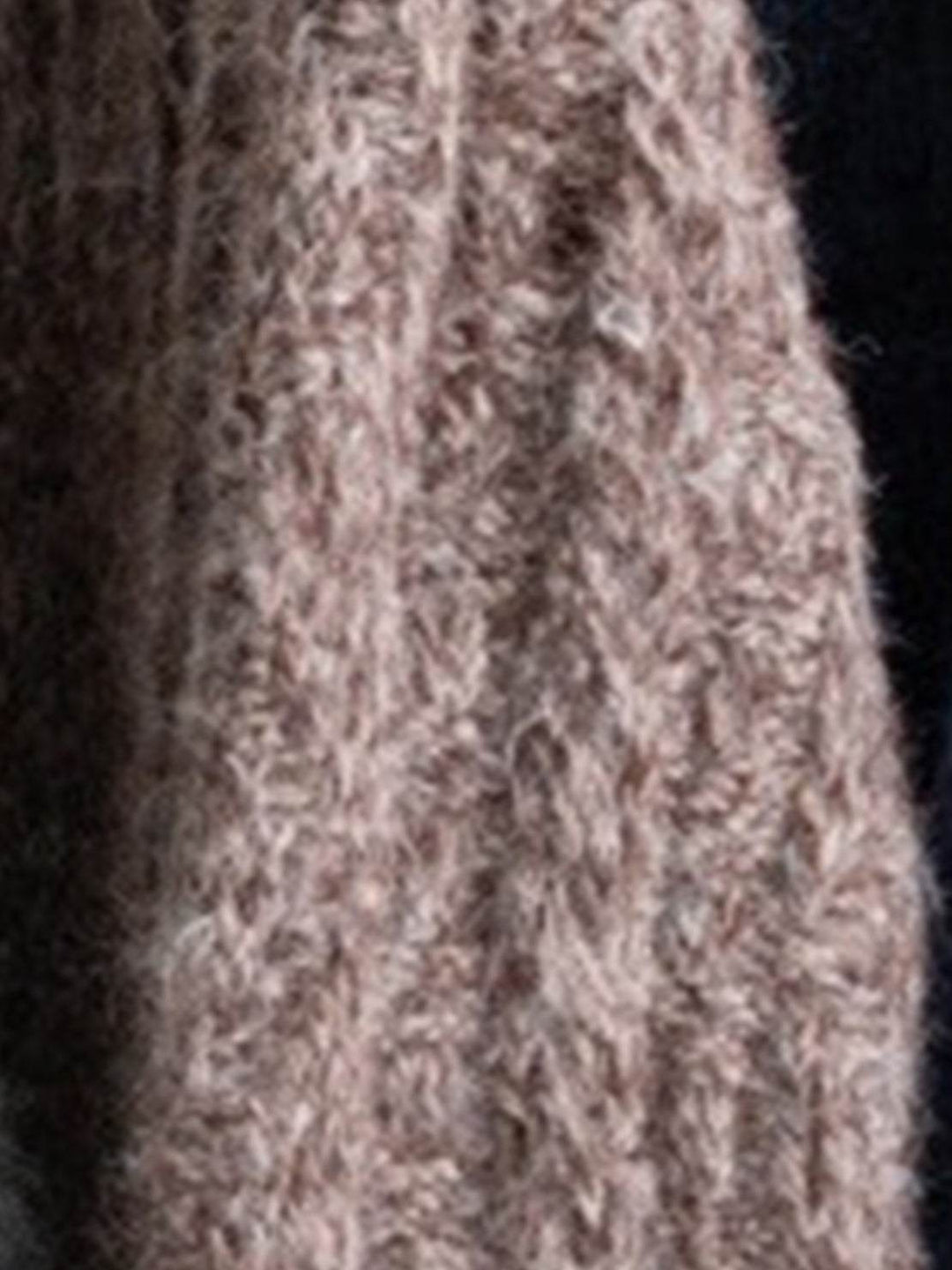 Wool-Blend Button-Front Cardigan taupe image 7 