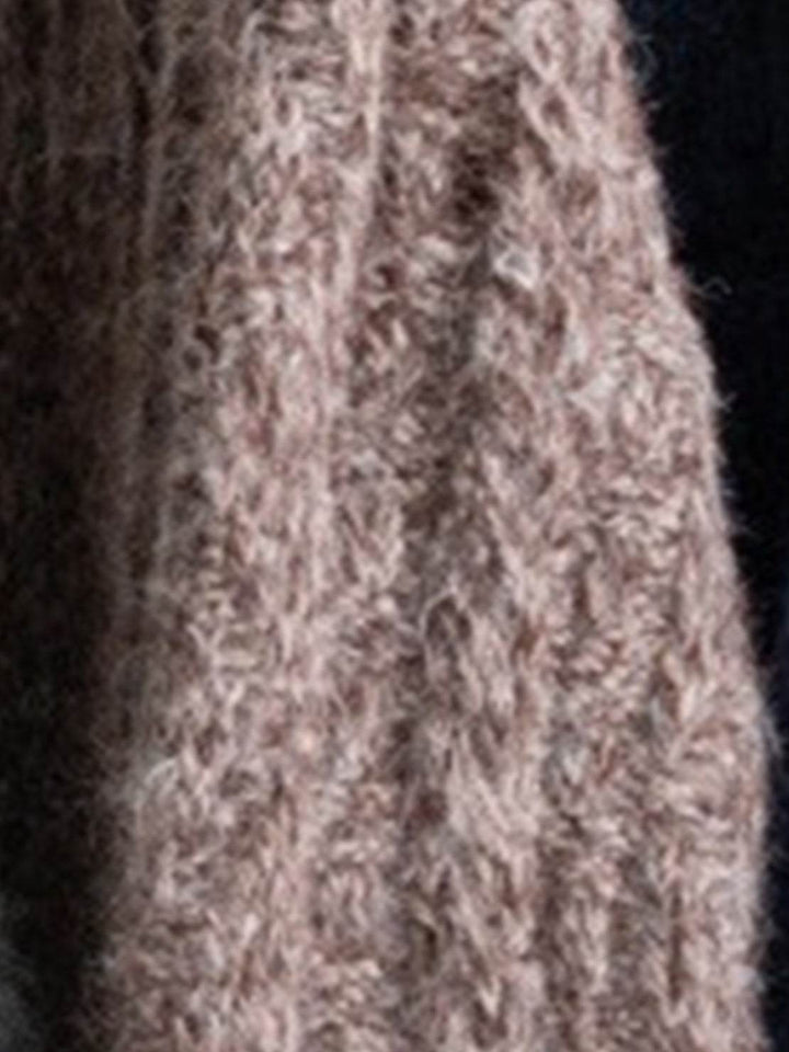 Wool-Blend Button-Front Cardigan taupe image 7 