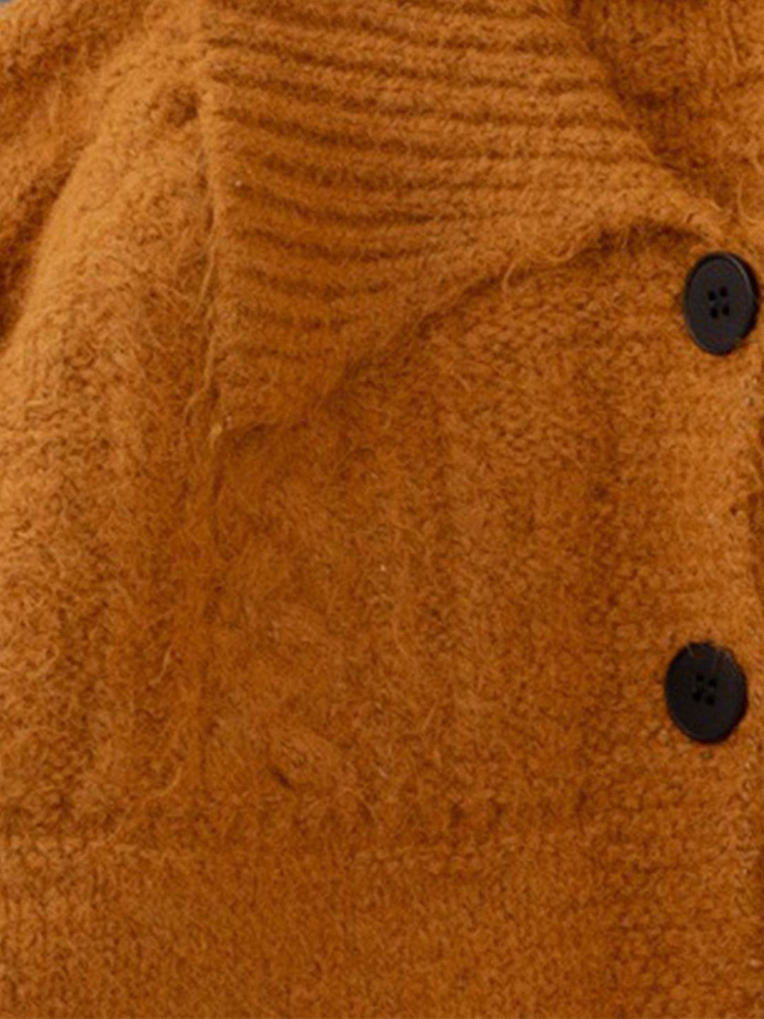 Wool-Blend Button-Front Cardigan orange image 7 