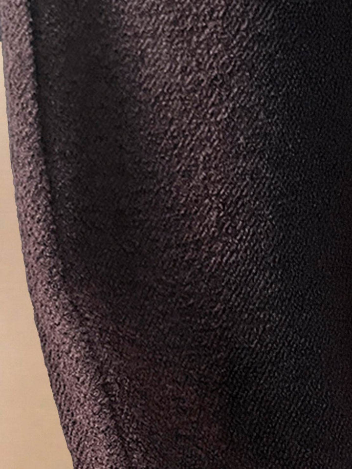 Lightweight Wool Wide Leg Pants chocolate brown image 5 