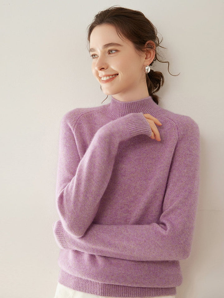 100% Italian Cashmere Sweater sky blue image 7 