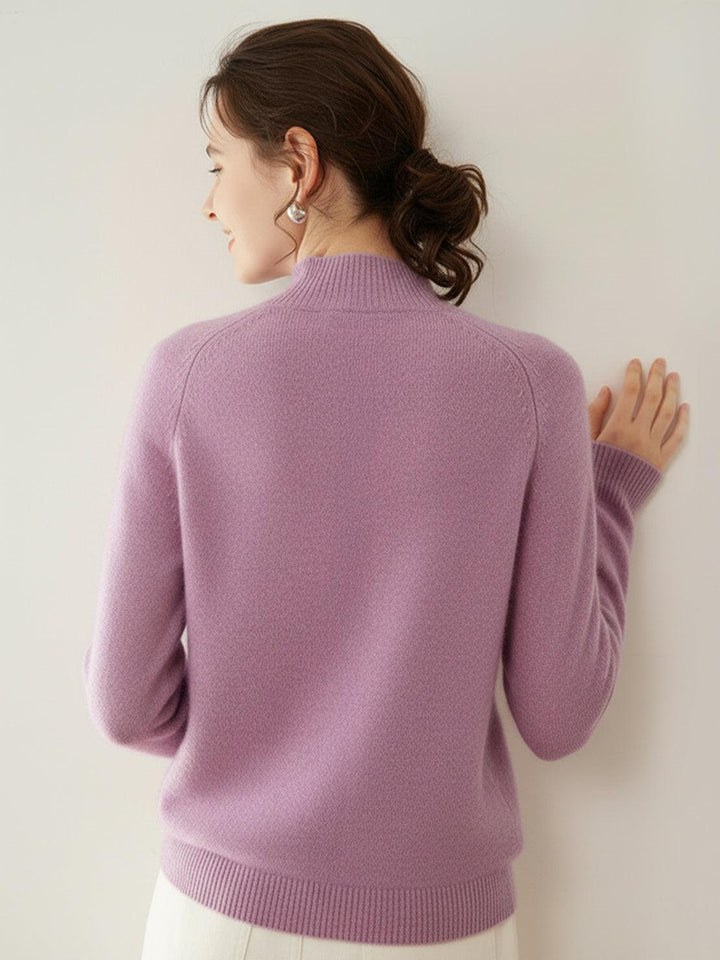 100% Italian Cashmere Sweater sky blue image 9 