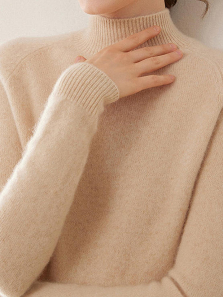 100% Italian Cashmere Sweater beige image 5 