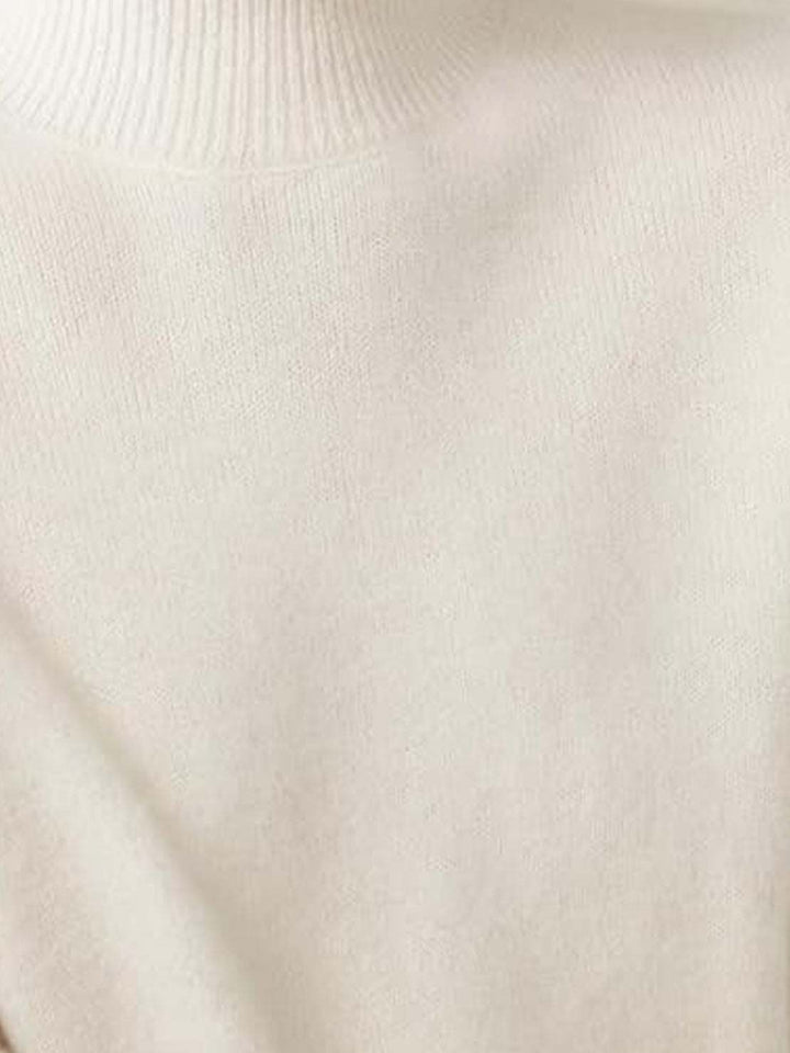 100% Italian Cashmere Sweater ivory image 6 