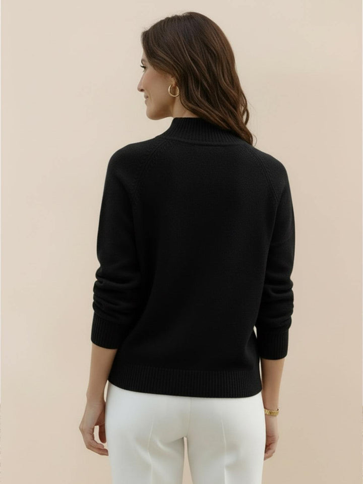 100% Italian Cashmere Sweater black image 3 