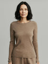 Wool-Cashmere Round Neck Pullover