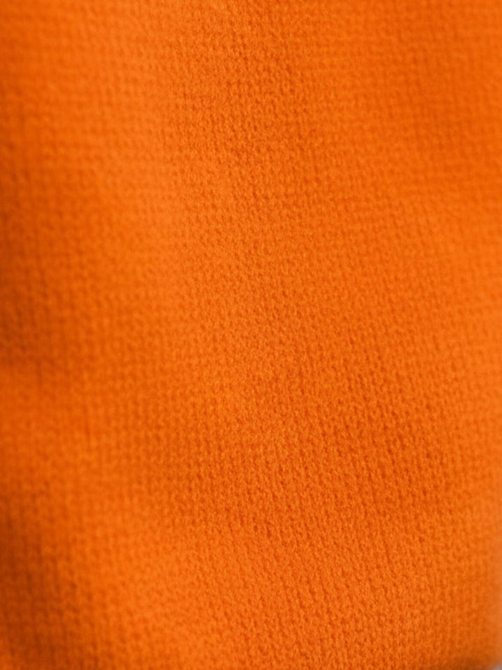 Oversized Crew Neck Knit Sweater orange image 6 