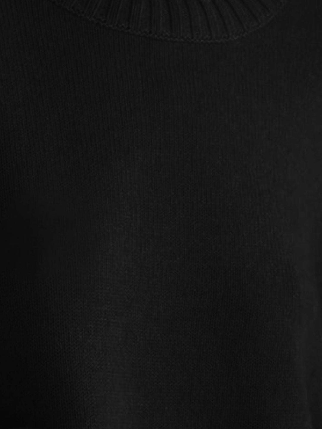 Oversized Crew Neck Knit Sweater black image 6 