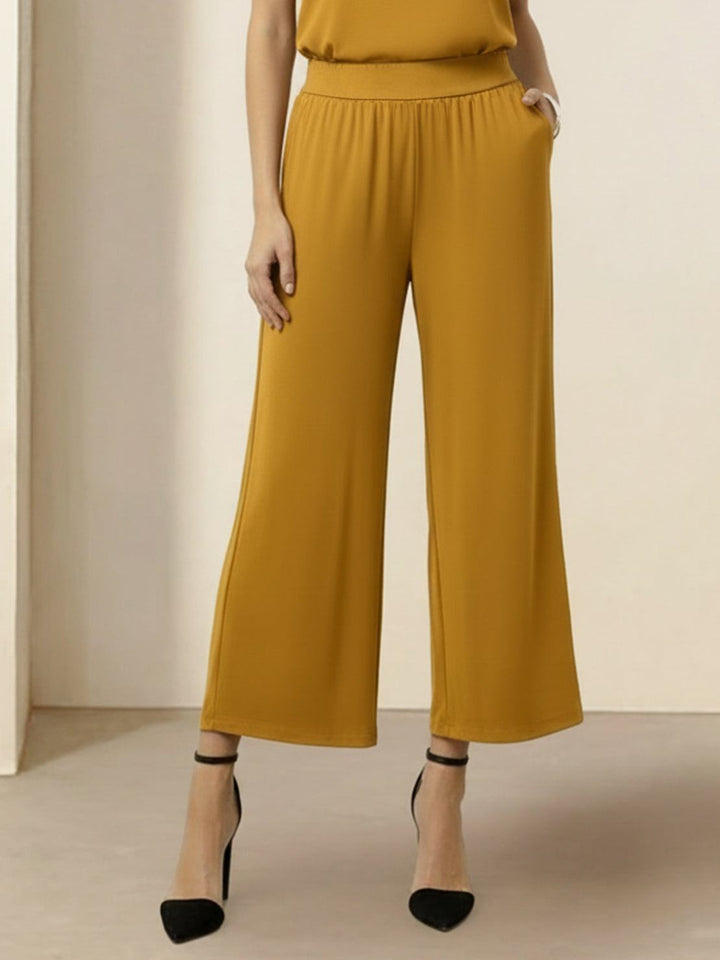 Open-Front Three-Piece Co-Ord mustard yellow image 5 