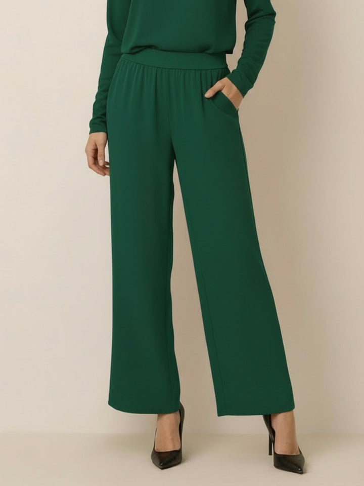 Open-Front Three-Piece Co-Ord emerald green image 5 