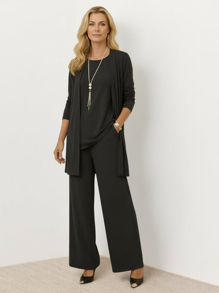 Open-Front Three-Piece Co-Ord black image 1 