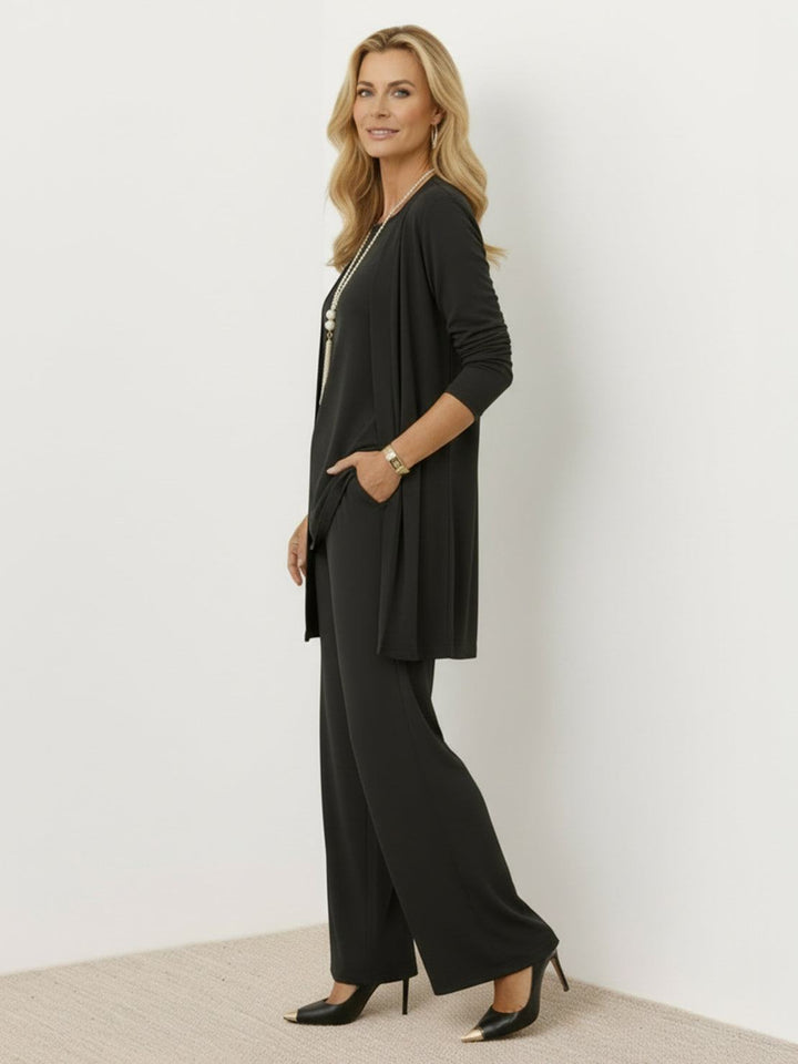 Open-Front Three-Piece Co-Ord black image 2 