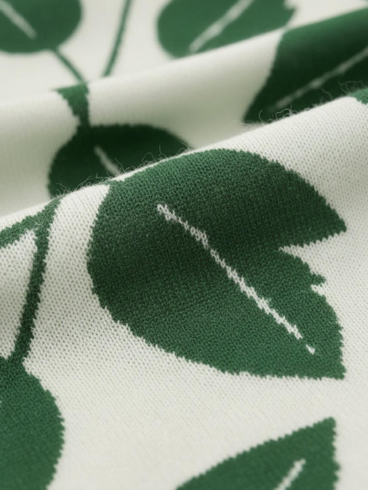 Open-Front Three-Piece Co-Ord floral green image 7 