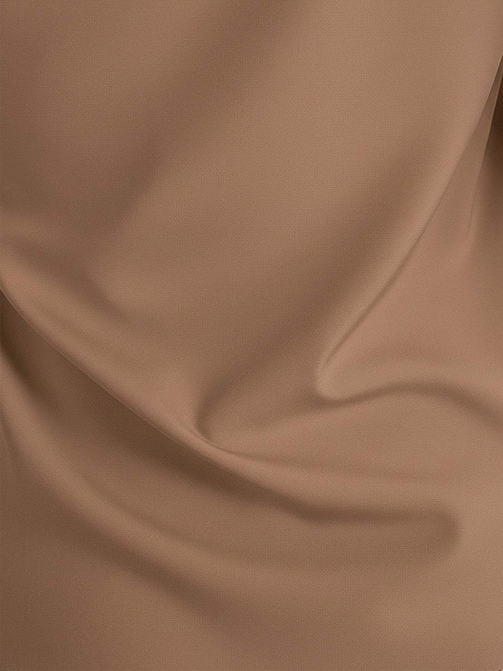 Pleated V-Neck Long-Sleeve khaki image 6 