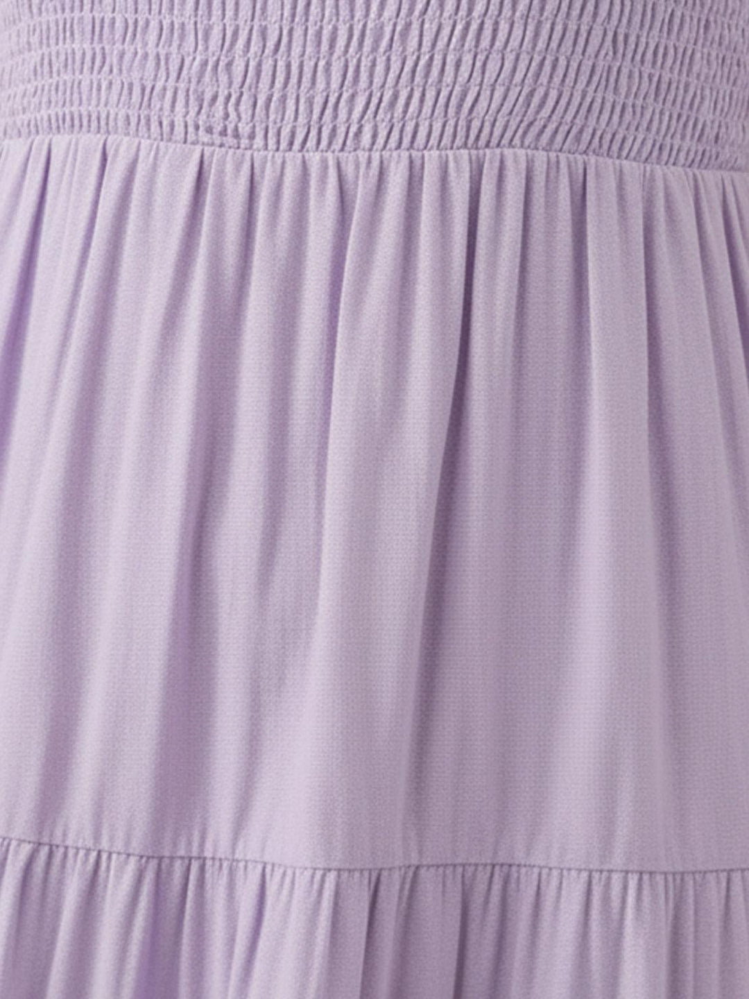 Smocked Sleeveless Maxi Dress lavender image 5 