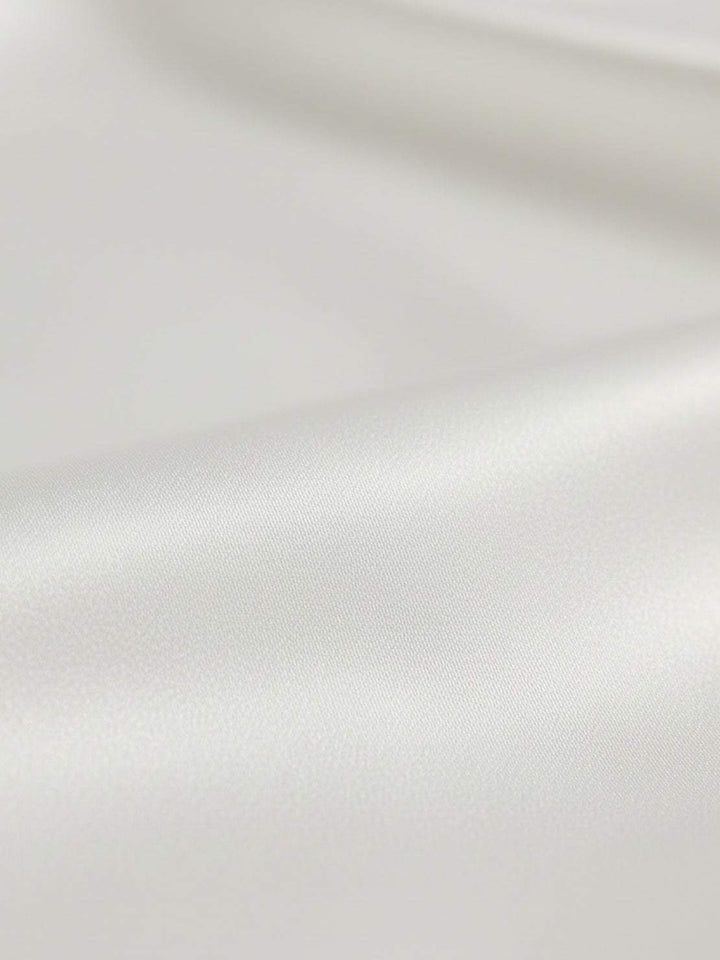 Silk-Finish Button Front Shirt white image 6 