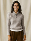 100% Wool Cable-Knit Sweater