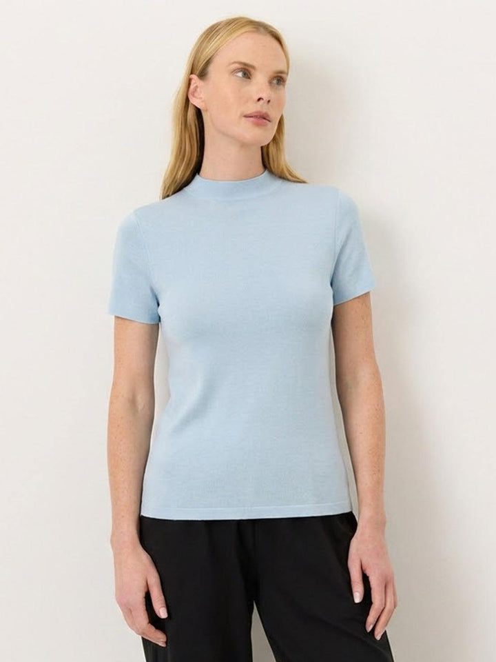100% Merino Wool Tee light blue image 1 