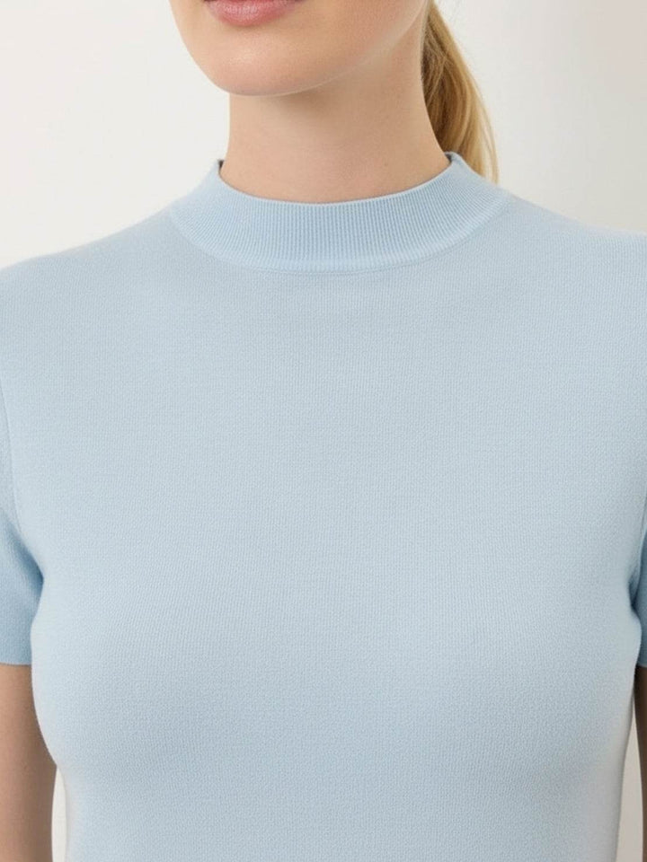 100% Merino Wool Tee light blue image 4 
