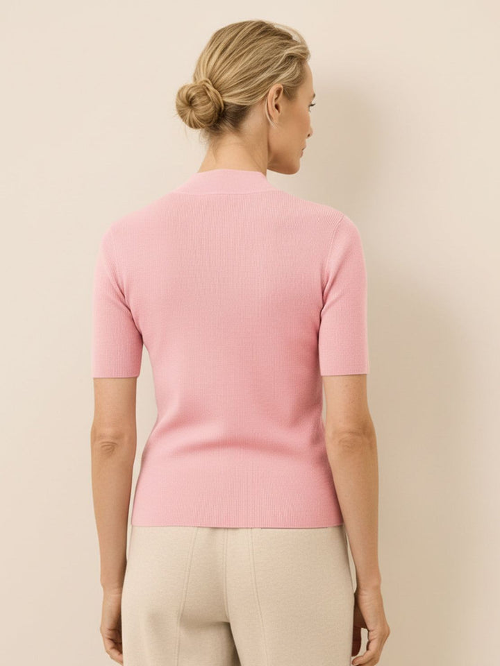 100% Merino Wool Tee light pink image 3 