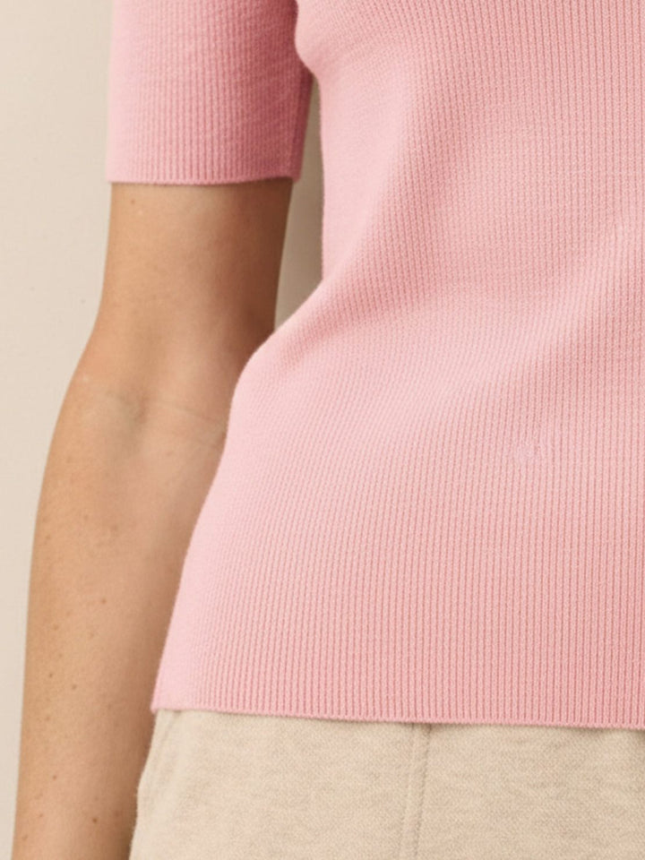 100% Merino Wool Tee light pink image 4 