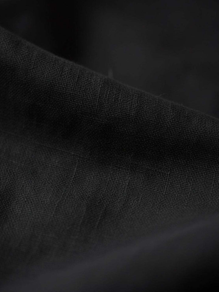 100% Cotton-Linen Empire Waist Dress