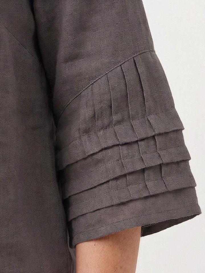 Wrap Skirt Two-Piece Set taupe image 5 
