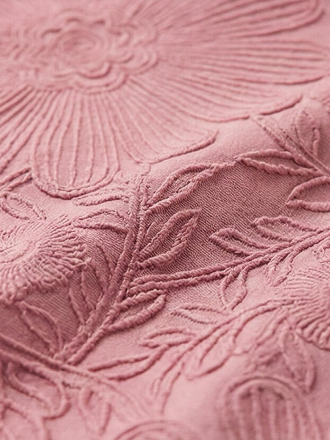 Floral Jacquard Pleated Top light pink image 6 
