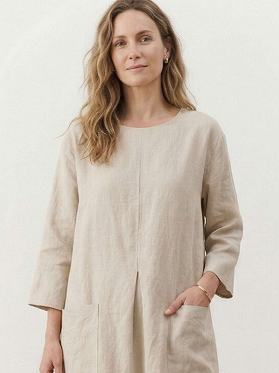 100% Cotton Pocket Maxi Dress