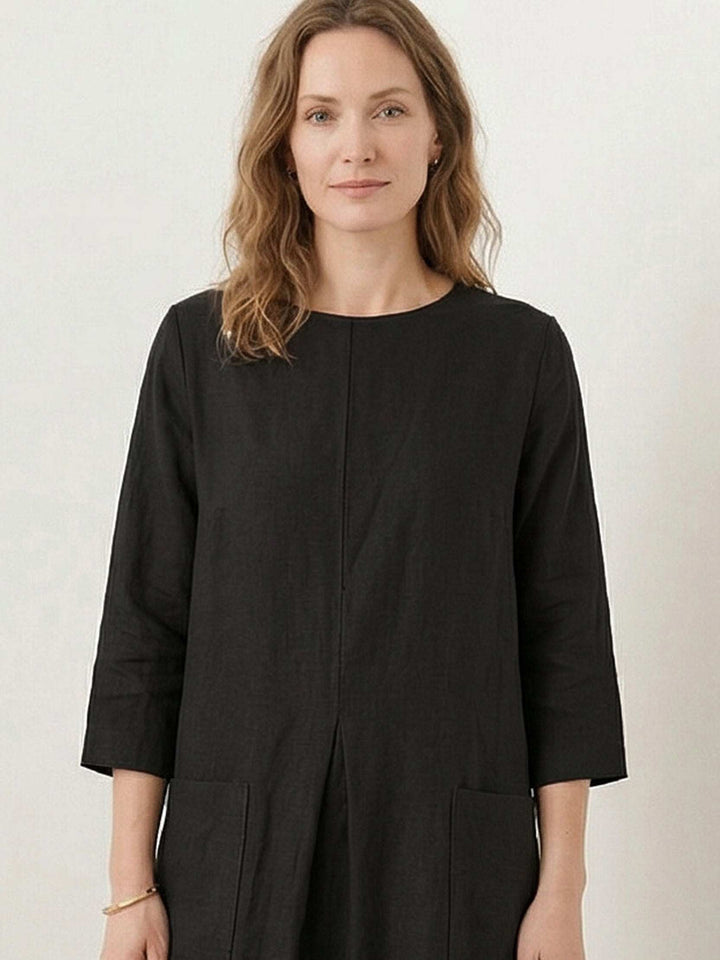 100% Cotton Pocket Maxi Dress