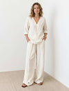 Oversized V-Neck Set