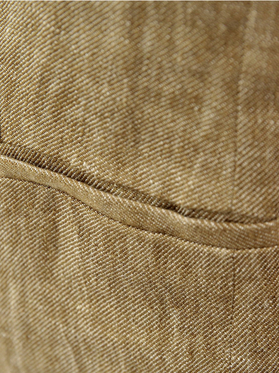 100% Linen Yarn-Dyed Vest dark sand image 6 