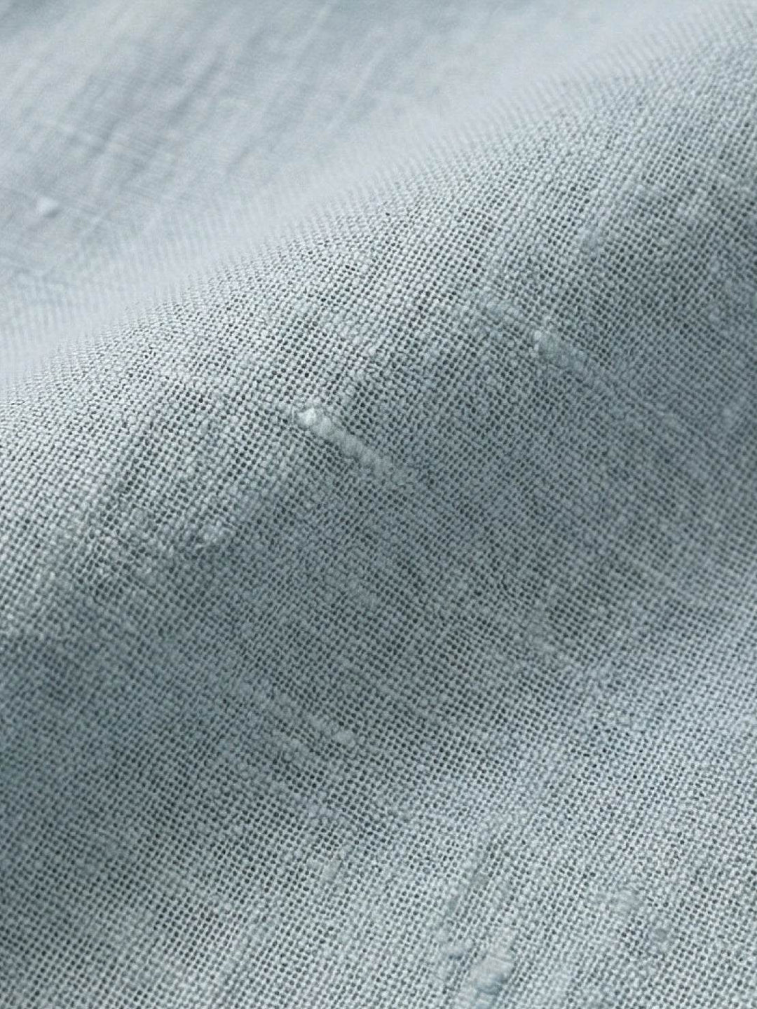 Linen-Bamboo Pleated Wide-Leg Pants dusty blue image 5 